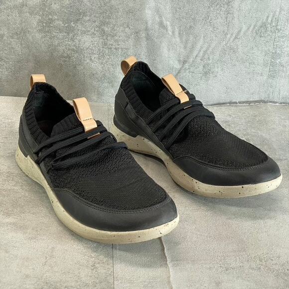 ROCKPORT Women's Black Knit TruFLEX Fly Washable Bungee Slip-On Sneakers SZ 8.5 - Picture 1 of 13